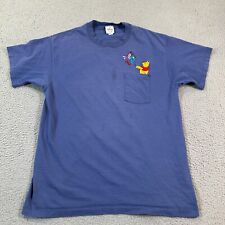 Vintage Disney Winnie the Pooh Tigger Embroidered Pocket T-Shirt Size XL 90's picture