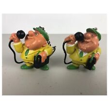 Vintage Rubber LOTTO man WITH Speaker  Keychain Lottery Figurine Keychain 2pcs picture
