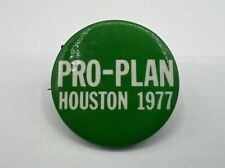 PRO-PLAN HOUSTON 1977 National Plan of Action NATIONAL WOMEN CONFERENCE Pinback picture