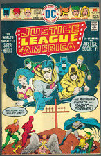 Justice League of America 124  JLA/JSA Team-Up VF- 1975  DC Comic picture