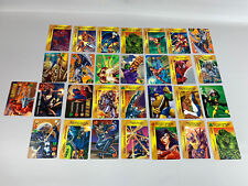 1995 Marvel OverPower Collectable Card Game Mixed Lot Of 29 cards picture