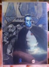 1996 Topps Star Wars Finest #23 THRAWN Chromium Trading Card picture