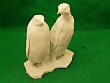 Pair of Emperor Penguins--Porcelain Bisque--VINTAGE picture
