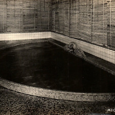 c.1950 Higuchi Hotel Bath Pool Spa Interior View Atami Izu Shizuoka Japan RPPC picture