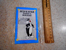 Sylvester Cat  1990 Tyson frozen dinner Magic fun book Vintage Sealed picture