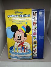 Disney Golden Sound Story Mickey's Birthday Surprise Touch N Listen... Works  picture