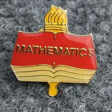 Mathematics Pin Back Lapel Hat Tie Tack Souvenir picture