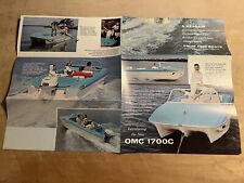 1963 OMC 1700C Outboard Motor Boat Brochure Vintage Sales Advertising picture