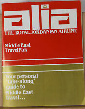 1979 ALIA Guide Magazine Royal Jordanian Airlines Middle East Travel picture