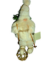 Skiing Santa Claus Old World Christmas Figurine Tina Mitchell Woodland Skis 9