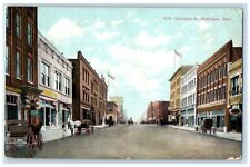 1916 Okmulgee Street Schmitt Co. Muskogee Oklahoma OK RPO Antique Postcard picture