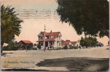 MODESTO, California Hand-Colored Postcard 