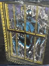 1985 Marvel Comic Images Spider-Man Black Suit Venom Outside Window T-Shirt picture