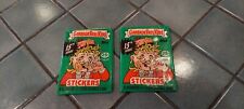 2 Garbage Pail Kids Series 15 sealed wax packs 1988 Topps GPK OS 15 unopened new picture