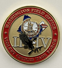FBI WFO Washington Field Office Violent Crimes Task Force Challenge Coin picture