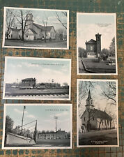 Group of five vintage postcards holgate ohio INV-B11 picture