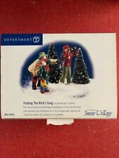 DEPT 56 SNOW VILLAGE Accessory FINDING THE BIRDSONG  NIB picture