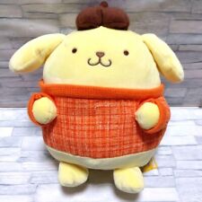 Pompompurin Warm Tweed BIG Plush Doll 28cm Furyu Sanrio Orange picture