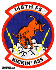 USAF 148th FIGHTER SQ -148 FS- F-16 Fighting Falcon-AZ ANG-Tucson ANGB-VEL PATCH picture