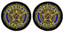 American Legion Embroidered Patch - 2PC Bundle -3.0 INCH iron on sew on picture