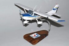 Cessna 150 Blue & Gold Trainer Plane Desk Top Display 1/24 Model SC Airplane New picture