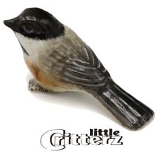 BeeBay Black-Capped Chickadee miniature porcelain figurine LC584 Little Critterz picture
