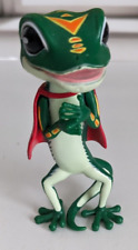 Vtg 4'' Geico Gecko Lizard Figure Antenna Topper Red Cape Insurance Advertising picture
