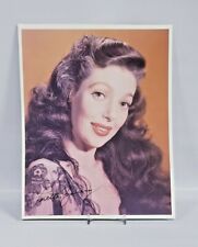 Autographed photo of Loretta Young 8x10 No COA  picture