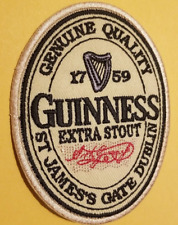 GUINNESS EXTRA STOUT Embroidered Patch * approx. 2.75 X 3.5