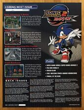2001 Sonic Adventure 2 Battle Gamecube Print Ad/Poster Official Video Game Art picture
