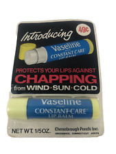 Vintage Vaseline Lip Balm Chapstick NOS Sealed Constant Care Chesebrough Ponds picture