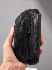 Natural Black Tourmaline Gravel Raw Gemstone Mineral Specimen Crystal Healing picture