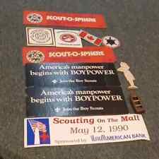 LARGE LOT OF VINTAGE boy scout items picture