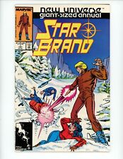 Star Brand Annual #1 Comic Book 1987 VF/NM James Bond Marvel Story picture