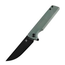 Kansept Anomaly Folding Knife Green Orange Peel Titanium Handle S35VN K2038A4 picture