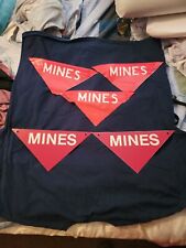 Vintage 1960s-1980s Mine Sign USA and NATO unused stock. 2 Metal And 3 Vinyl? picture