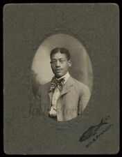 Antique Photo African American Man Dated St. Louis 1903 Handsome Photo Black picture