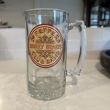 The Beatles Sgt. Peppers Lonely Hearts Club Band Beer Stein Glass 2008 Made USA picture