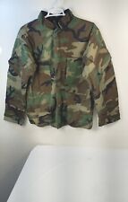 US Army Woodland Camouflage Jacket Men's Medium Chemical Protective Type 1  picture