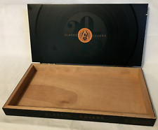 AVO Limited Edition Wooden Cigar Box 2015 EMPTY Vinyl Record Top Grooves – EUC picture