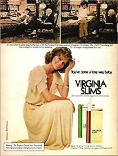 Virginia Slims Psychotherapy Come A Long Way Baby Smokes 1975 Vintage Print Ad picture