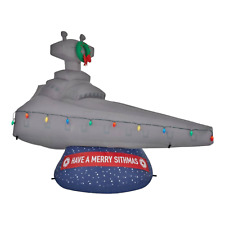 8.5' Gemmy Star Wars Star Destroyer Ship Airblown Lighted Yard Inflatable New picture