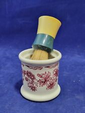 Vintage Ever Ready 200T Shaving Lather Brush & Mayer China Dorothea Small Jar picture
