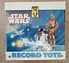 Vintage STAR WARS 1982 Record Tote & Records Lot Ewoks Droid World Star Wars picture