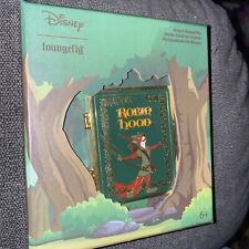 Loungefly Disney Robin Hood Classic Story Book Hinged LE 3