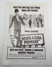 NEVER A DULL MOMENT MOVIE 1968 Press Book Walt Disney - Dick Van Dyke picture