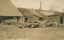 Postcard RPPC New Hampshire Marlow Craig's Mill Logging Lumber 23-10450 picture