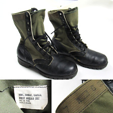 Vtg 1965 US Army 2nd Pattern Combat Tropical 7 W Jungle Boots 60s ARVN Advisor picture
