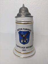Rare Vtg 1954 Tempelhof Air Force Base Beer Stein Lithophane 