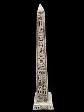 Ancient Egyptian Monument Obelisk with Hieroglyphs - Egyptian statue of an ancie picture